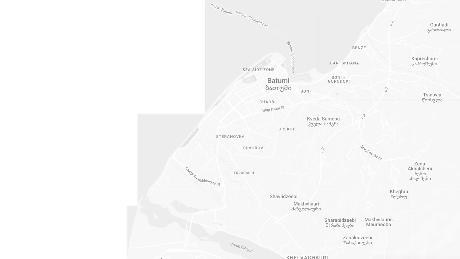Lageplan mit Umgebungspunkten und Fahrzeiten